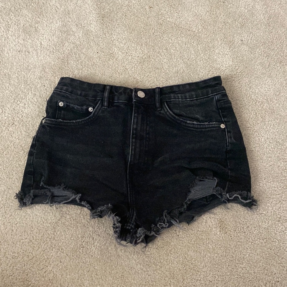 NWOT Zara jean shorts